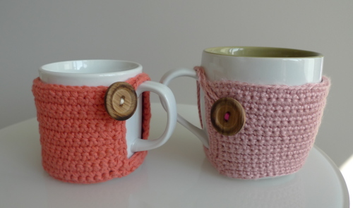 Large Tea Mug Cup Warmer Coffee Cup Cozy Handmade Knitted 
