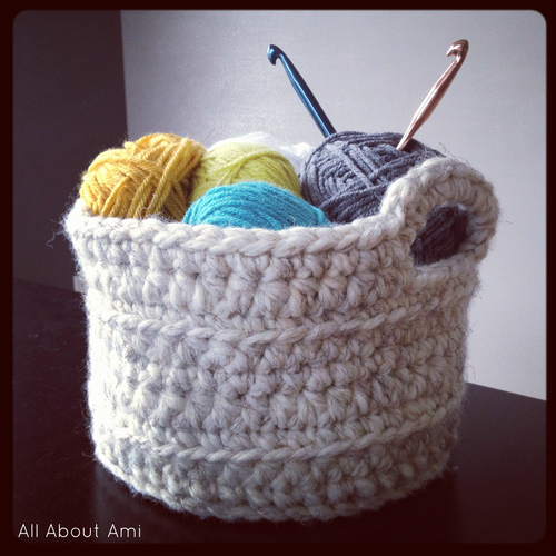 Chunky Crochet Basket - Free Pattern