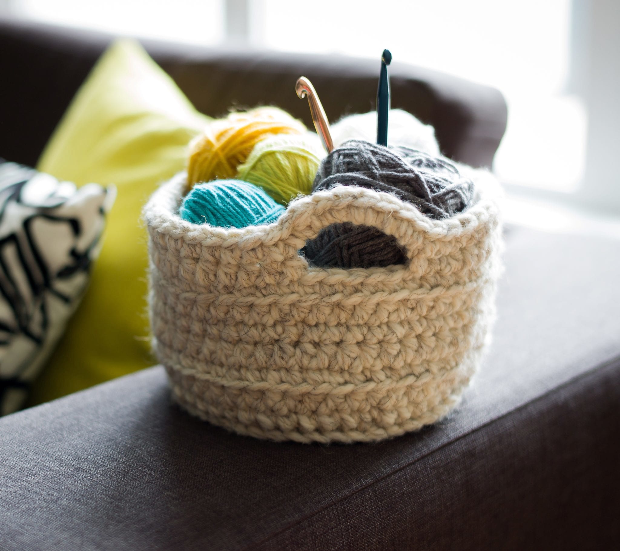 Crochet Basket Pattern for Beginners (Free & Easy)