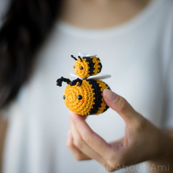Cute Bumble Bee Crochet Stuffed Animal