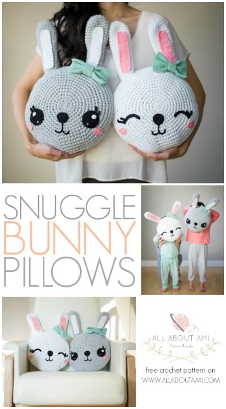 Snuggle Bunny Pillows - All About Ami