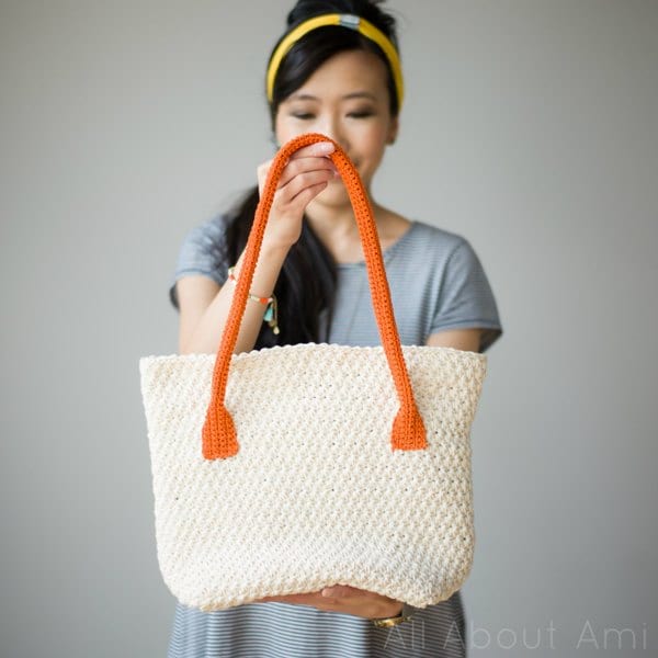 Off-White Crochet Bag - Medium JOE Design – CROHINI