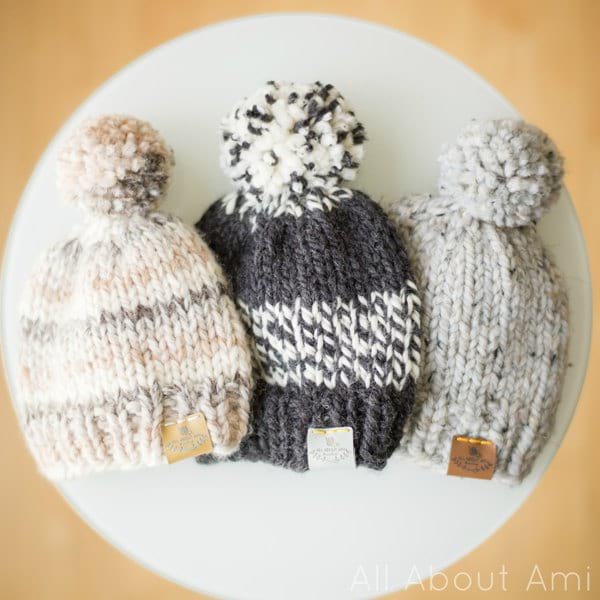 newborn baby knitted hats