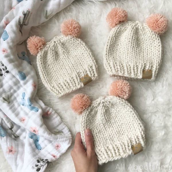 baby girl knitted hats