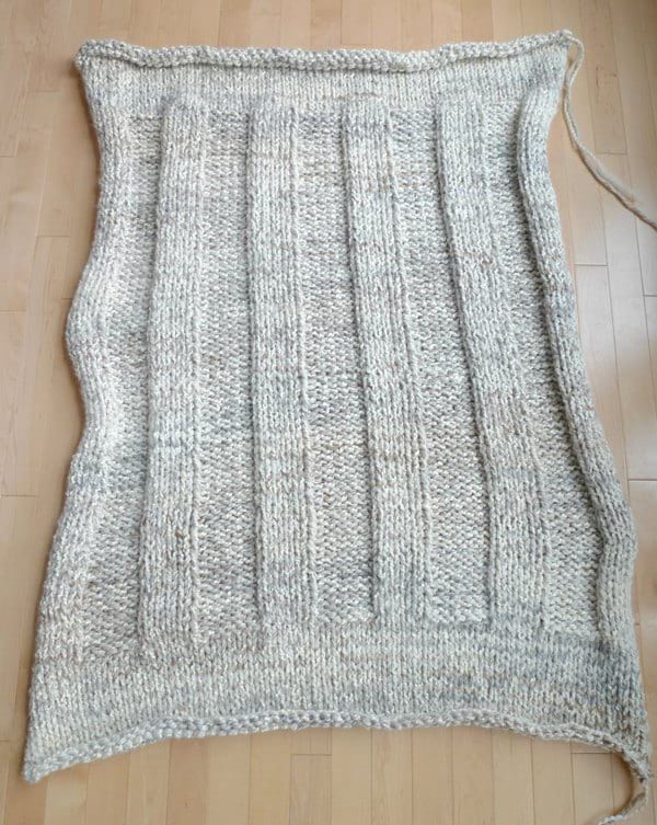 Chunky Ribbed Knit Blanket - All About Ami