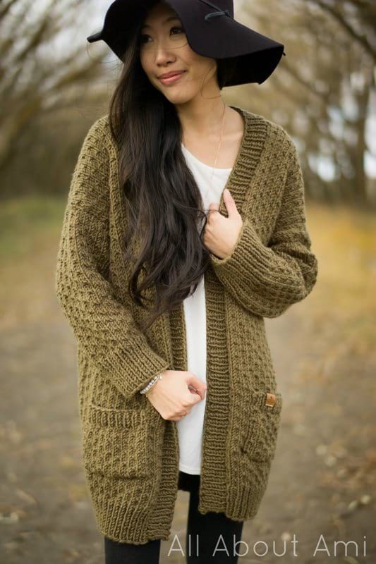 Pattern: The Dotty Cardigan - All About Ami
