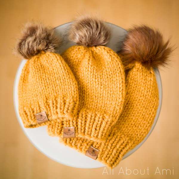 Basic Knitted Adult Hat - All About Ami