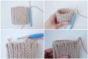 Bulky Crochet Thrummed Mittens - All About Ami