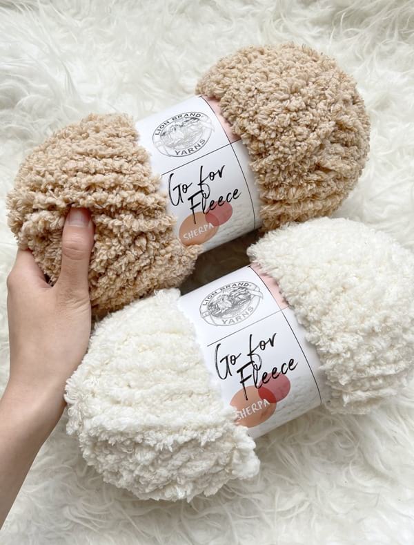 Lion Brand Yarn Go For Faux Bear Faux Fur Super Bulky Polyester Brown Yarn  3 Pack 