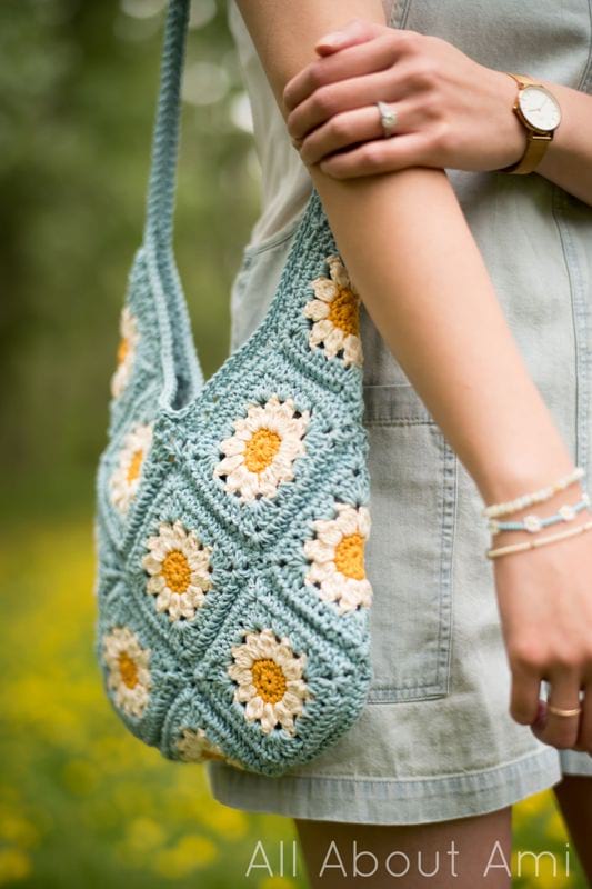 Daisy Granny Square, EASY Beginner Crochet Tutorial